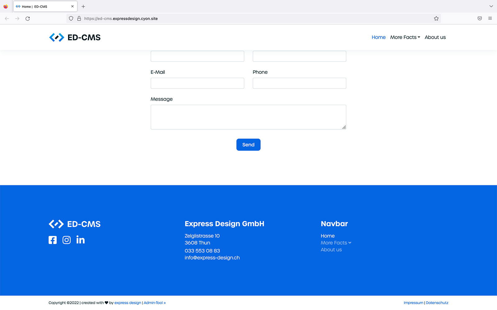 ED-CMS | Content Management System für deine Website Thun Bern Schweiz