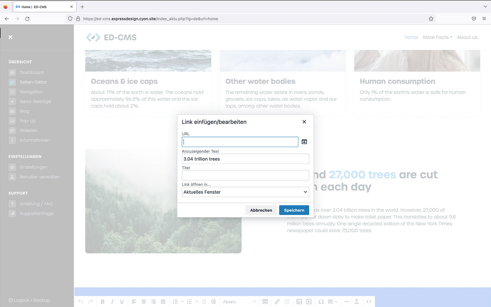 ED-CMS | Content Management System für deine Website Thun Bern Schweiz